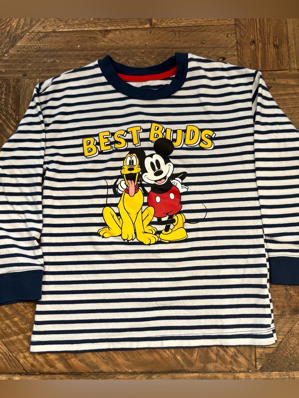 Joe Fresh Disney Mickey Mouse & Pluto Long Sleeve Tee